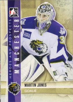 #125 Martin Jones - Manchester Monarchs - 2011-12 In The Game Heroes and Prospects Hockey