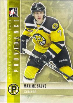 #126 Maxime Sauve - Providence Bruins - 2011-12 In The Game Heroes and Prospects Hockey