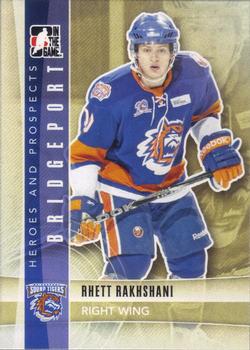 #129 Rhett Rakhshani - Bridgeport Sound Tigers - 2011-12 In The Game Heroes and Prospects Hockey