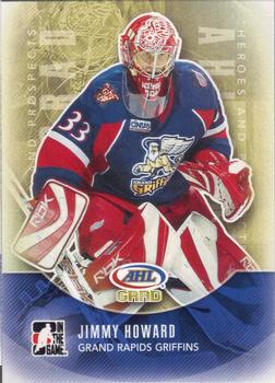 #161 Jimmy Howard - Grand Rapids Griffins - 2011-12 In The Game Heroes and Prospects Hockey