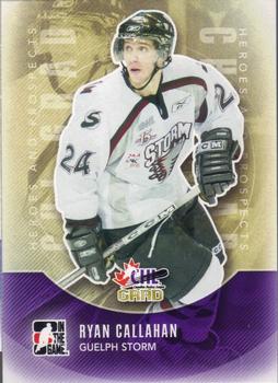 #177 Ryan Callahan - Guelph Storm - 2011-12 In The Game Heroes and Prospects Hockey