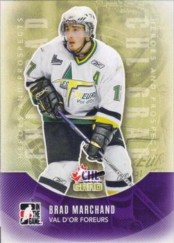 #186 Brad Marchand - Val-d'Or Foreurs - 2011-12 In The Game Heroes and Prospects Hockey