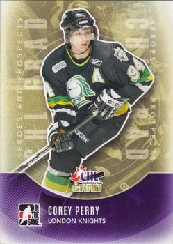 #187 Corey Perry - London Knights - 2011-12 In The Game Heroes and Prospects Hockey