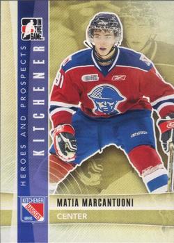 #22 Matia Marcantuoni - Kitchener Rangers - 2011-12 In The Game Heroes and Prospects Hockey