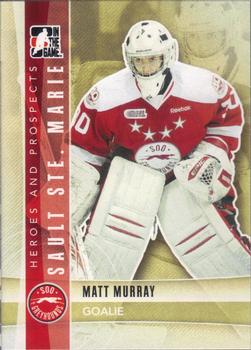 #23 Matt Murray - Sault Ste. Marie Greyhounds - 2011-12 In The Game Heroes and Prospects Hockey