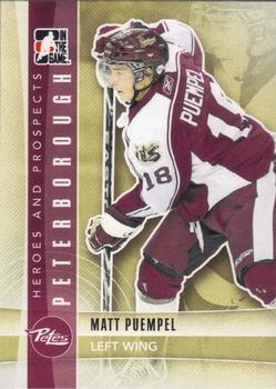 #24 Matt Puempel - Peterborough Petes - 2011-12 In The Game Heroes and Prospects Hockey