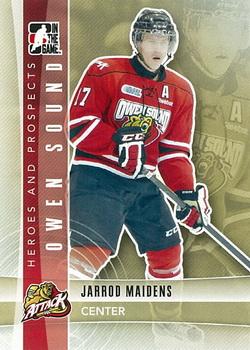 #18 Jarrod Maidens - Owen Sound Attack - 2011-12 In The Game Heroes and Prospects Hockey