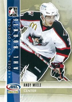 #135 Andy Miele - Portland Pirates - 2011-12 In The Game Heroes and Prospects Hockey
