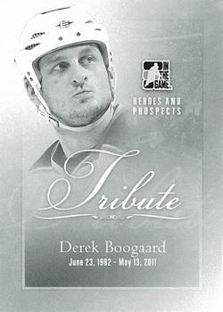 #199 Derek Boogaard - Minnesota Wild - 2011-12 In The Game Heroes and Prospects Hockey