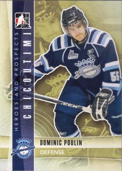 #48 Dominic Poulin - Chicoutimi Sagueneens - 2011-12 In The Game Heroes and Prospects Hockey