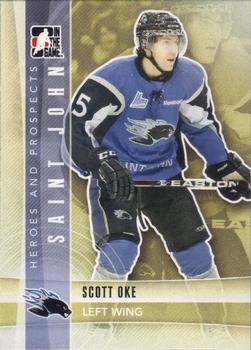 #60 Scott Oke - Saint John Sea Dogs - 2011-12 In The Game Heroes and Prospects Hockey