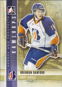 #67 Brendan Ranford - Kamloops Blazers - 2011-12 In The Game Heroes and Prospects Hockey