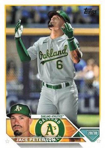 #619 Jace Peterson - Oakland Athletics - 2023 Topps Baseball