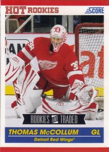 #619 Thomas McCollum - Detroit Red Wings - 2010-11 Score Hockey