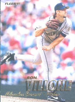 #619 Ron Villone - Milwaukee Brewers - 1997 Fleer Baseball