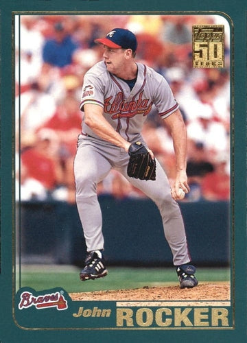 #619 John Rocker - Atlanta Braves - 2001 Topps Baseball