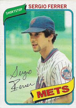 #619 Sergio Ferrer - New York Mets - 1980 Topps Baseball