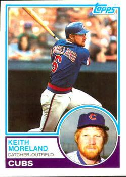 #619 Keith Moreland - Chicago Cubs - 1983 Topps Baseball