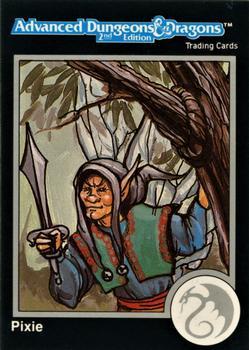 #619 Pixie - 1991 TSR Advanced Dungeons & Dragons - Silver