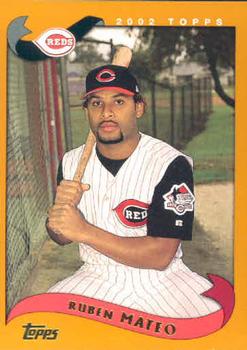 #619 Ruben Mateo - Cincinnati Reds - 2002 Topps Baseball