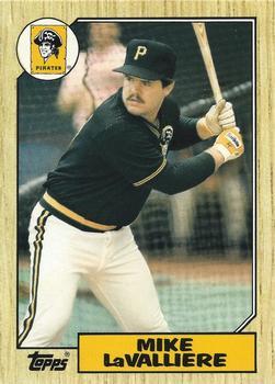 #61T Mike LaValliere - Pittsburgh Pirates - 1987 Topps Traded Baseball