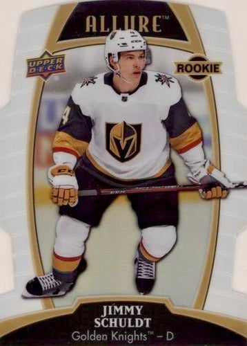 #61 Jimmy Schuldt - Vegas Golden Knights - 2019-20 Upper Deck Allure - White Rainbow Hockey