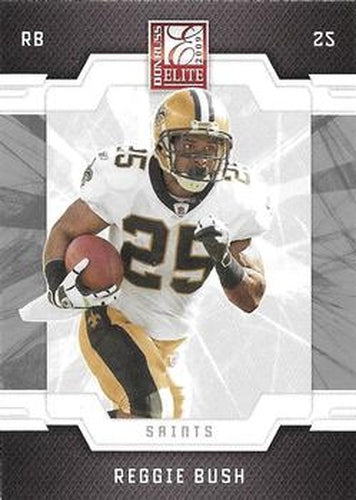 #61 Reggie Bush - New Orleans Saints - 2009 Donruss Elite Football