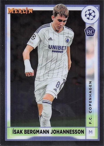 #61 ?sak Bergmann Johannesson - FC Copenhagen - 2022-23 Merlin Chrome UEFA Club Competitions Soccer