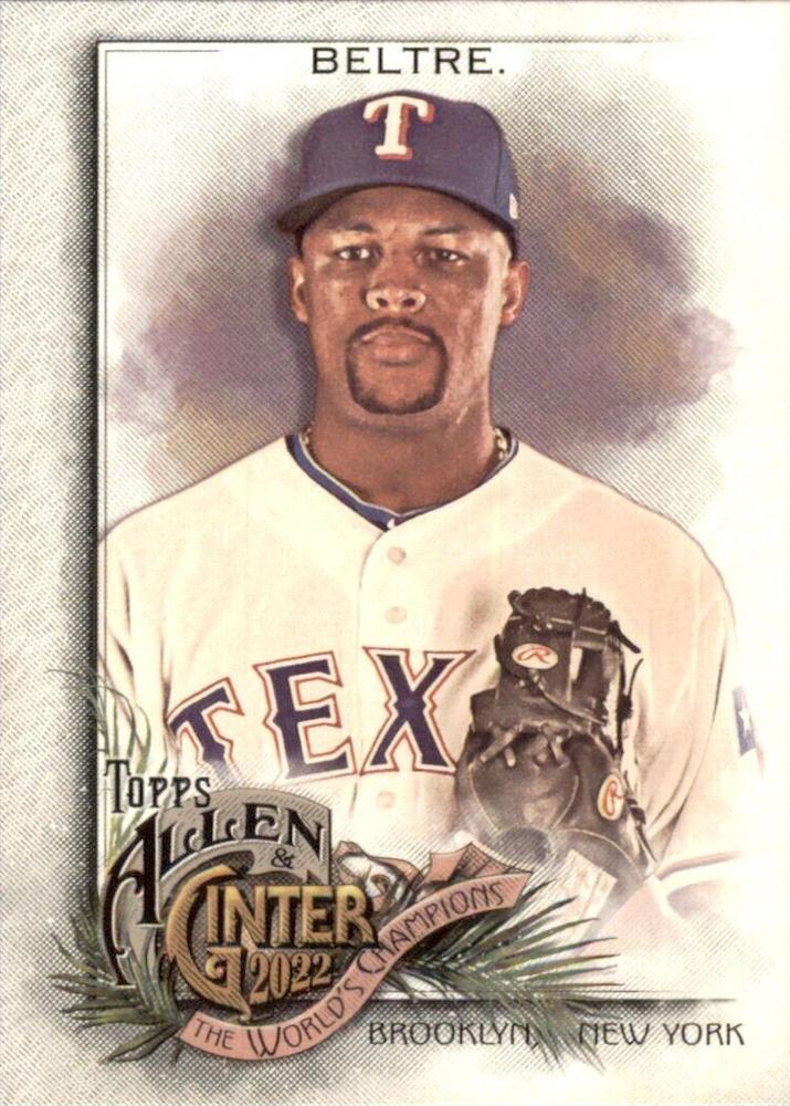#61 Adrian Beltre - Texas Rangers - 2022 Topps Allen & Ginter Baseball