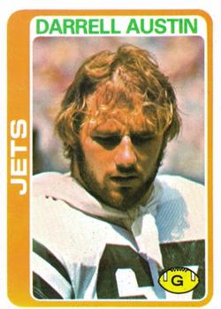 #61 Darrell Austin - New York Jets - 1978 Topps Football