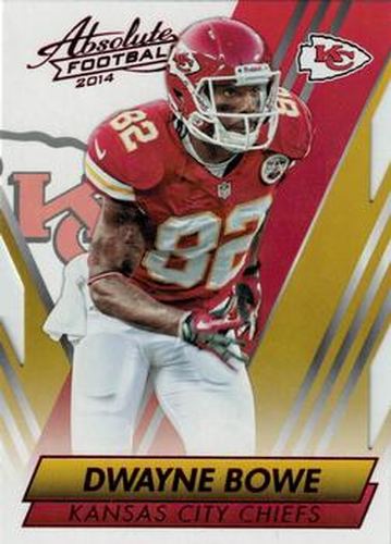 #61 Dwayne Bowe - Kansas City Chiefs - 2014 Panini Absolute - Red Football
