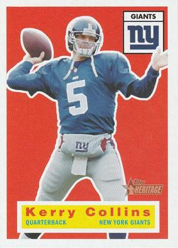 #61 Kerry Collins - New York Giants - 2001 Topps Heritage Football