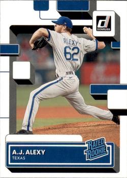 #61 A.J. Alexy - Texas Rangers - 2022 Donruss Baseball
