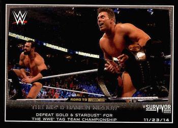 #61 The Miz / Damien Mizdow - 2015 Topps WWE Road to Wrestlemania Wrestling