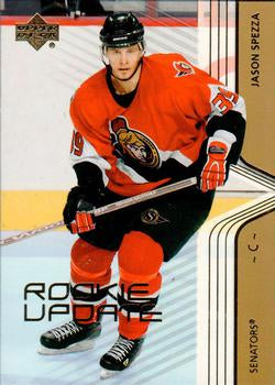 #61 Jason Spezza - Ottawa Senators - 2003-04 Upper Deck Rookie Update Hockey
