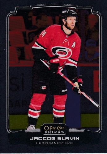 #61 Jaccob Slavin - Carolina Hurricanes - 2022-23 O-Pee-Chee Platinum Hockey