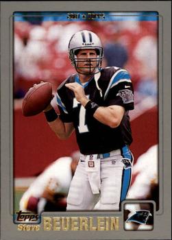#61 Steve Beuerlein - Carolina Panthers - 2001 Topps Football