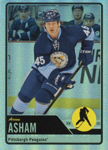 #61 Arron Asham - Pittsburgh Penguins - 2012-13 O-Pee-Chee - Rainbow Hockey