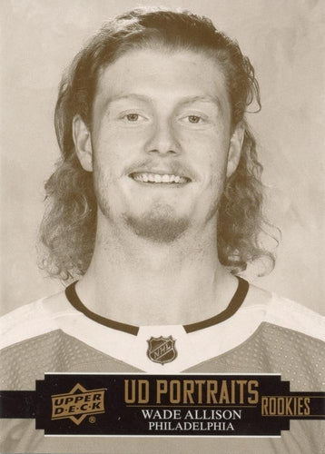 #P-61 Wade Allison - Philadelphia Flyers - 2021-22 Upper Deck - UD Portraits Hockey