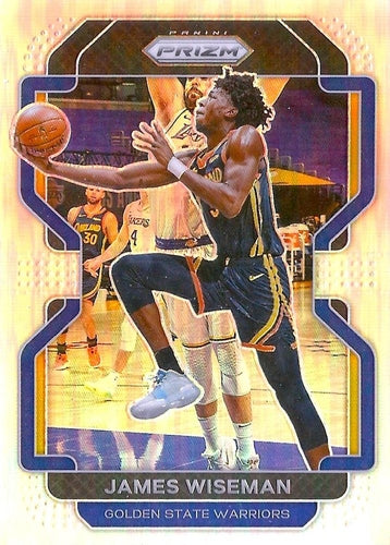 #61 James Wiseman - Golden State Warriors - 2021-22 Panini Prizm - Silver Basketball