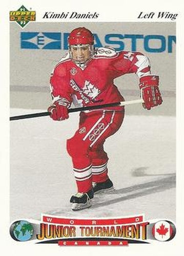 #61 Kimbi Daniels - Canada - 1991-92 Upper Deck Czech World Juniors Hockey
