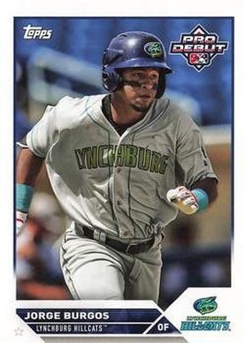 #PD-61 Jorge Burgos - Lynchburg Hillcats - 2023 Topps Pro Debut Baseball