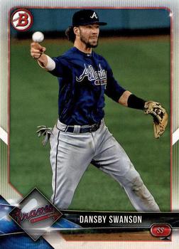 #61 Dansby Swanson - Atlanta Braves - 2018 Bowman Baseball