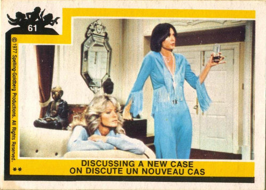 #61 Discussing a New Case - 1977 O-Pee-Chee Charlie's Angels