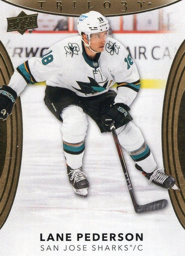 #61 Lane Pederson - San Jose Sharks - 2022-23 Upper Deck Trilogy Hockey