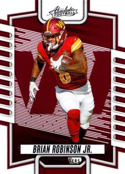 #61 Brian Robinson Jr. - Washington Commanders - 2023 Panini Absolute Football