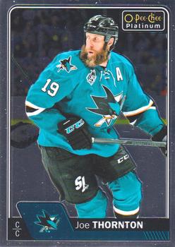 #61 Joe Thornton - San Jose Sharks - 2016-17 O-Pee-Chee Platinum Hockey