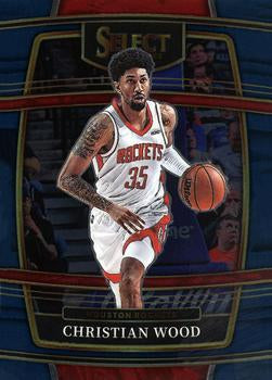 #61 Christian Wood - Houston Rockets - 2021-22 Panini Select - Blue Basketball