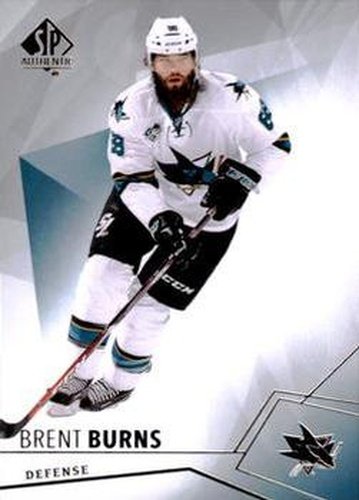 #61 Brent Burns - San Jose Sharks - 2015-16 SP Authentic Hockey