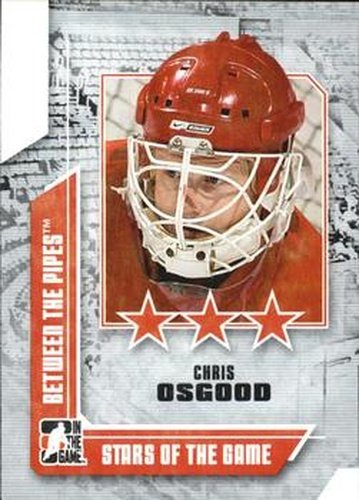 #61 Chris Osgood - Detroit Red Wings - 2008-09 In The Game Between The Pipes Hockey